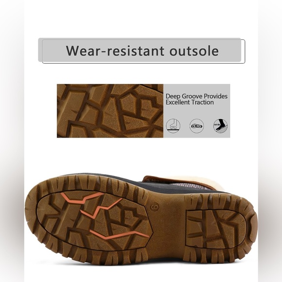 NWT  Women's Waterproof Snow Boots Insulated Warm Size 7 - Picture 6 of 7